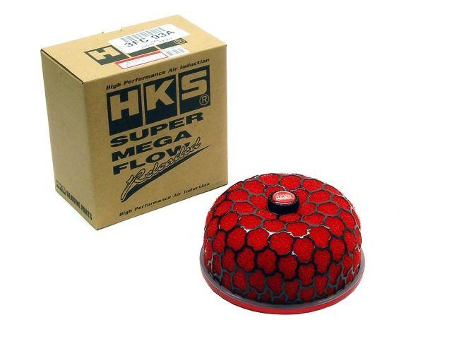 HKS SMF Reloaded 60mm Inlet Universal Air Filter 150mm Red (view 1)