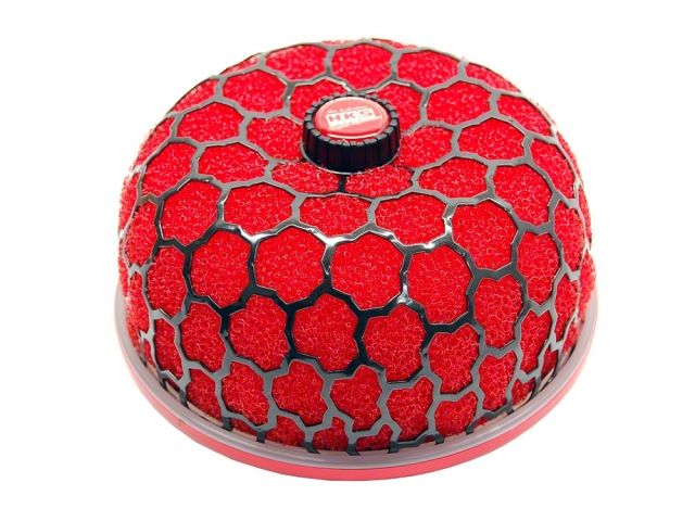 HKS SMF Reloaded 60mm Inlet Universal Air Filter 150mm Red (view 2)