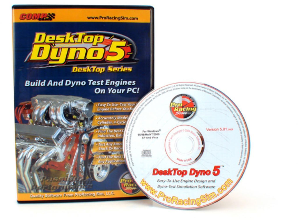 Comp Cams Soft Ware Desk Top "Dyno 5" (view 1)