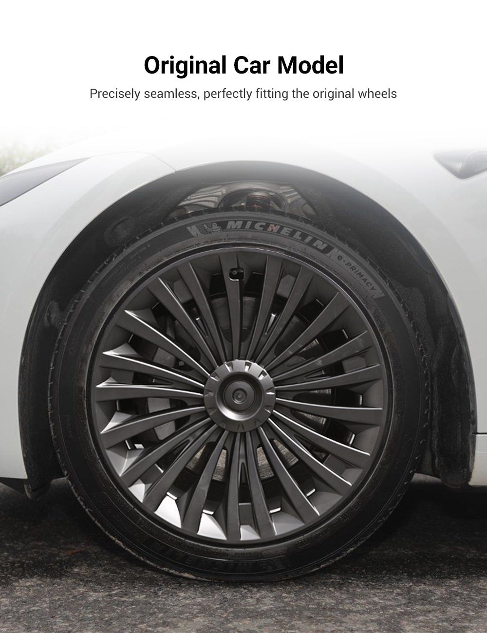 TESERY 19″ Riku Wheel Covers for Tesla Model Y (view 5)