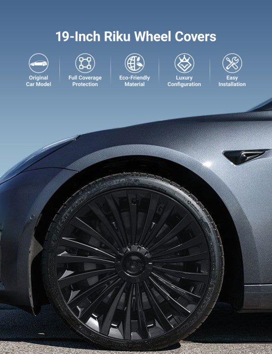 TESERY 19″ Riku Wheel Covers for Tesla Model Y (view 3)