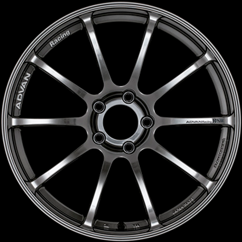 Advan RSII 17x9.0 / +52 Offset / 5x114.3 / 73mm Bore / Hyper Black YAP7I52EHB