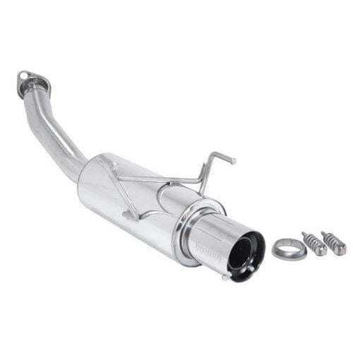 Megan Racing - Axle-Back Exhaust for 2011-2012 Honda CR-Z 11-12 2.4" Piping Blue Titanium Tip (view 2)