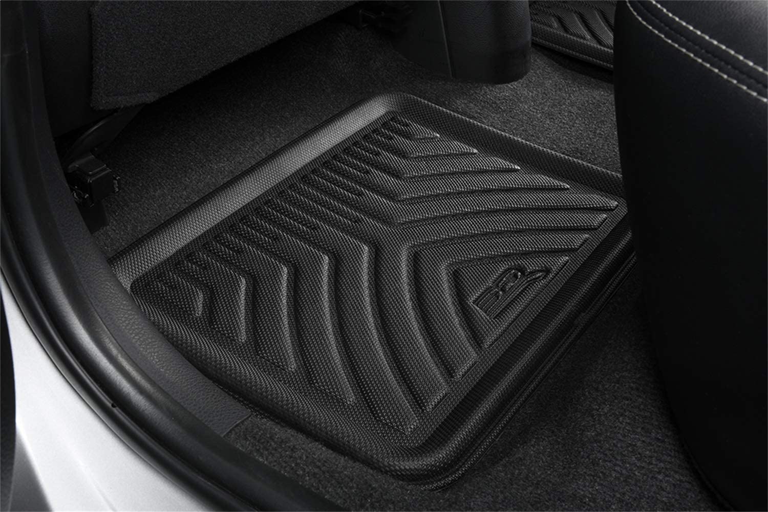 3D MAXpider 3D Universal Floor Mat 663 4 Pcs/Set Kagu Black B07N1K8SPJ