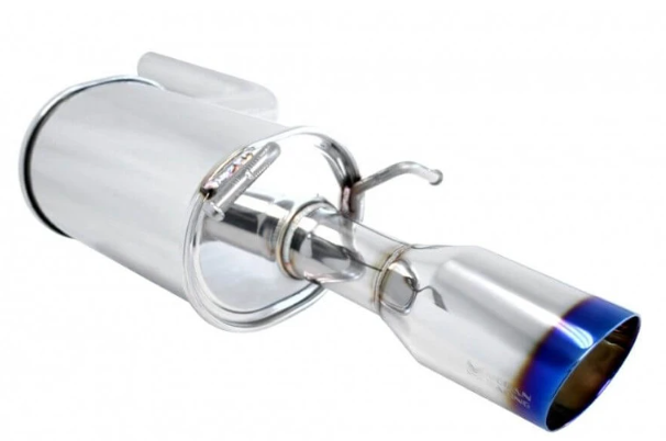 Megan Racing Axle Back Exhaust for 2012-2014 Mercedes Benz C250 4DR – T-304 Stainless, Mirror Finish (view 2)