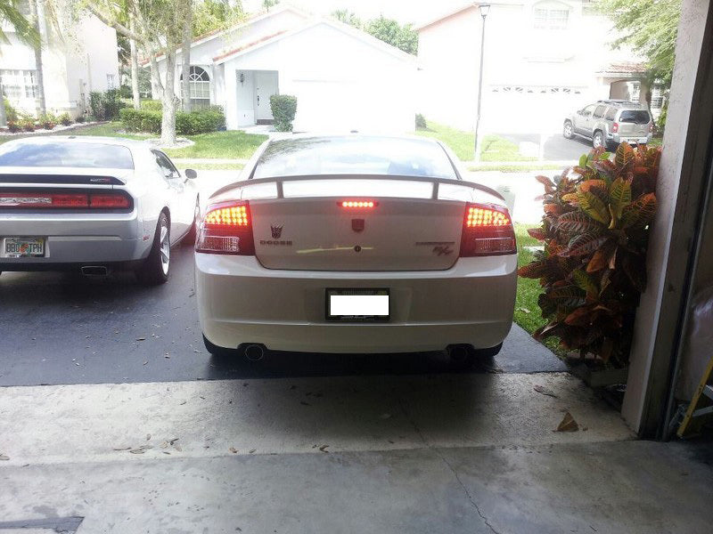 Spyder Dodge Charger 06-08 LED Tail Lights Black ALT-YD-DCH05-LED-BK 5002273