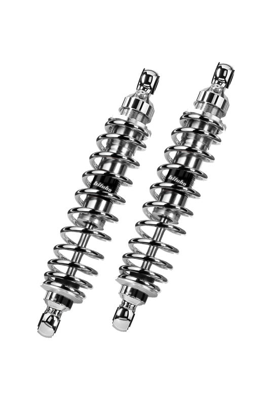 Bitubo Suspension Bitubo WMB0 Twinshocks Adjustable: Spring Preload, Length 346mm, Chrome Edition K0002WMB03