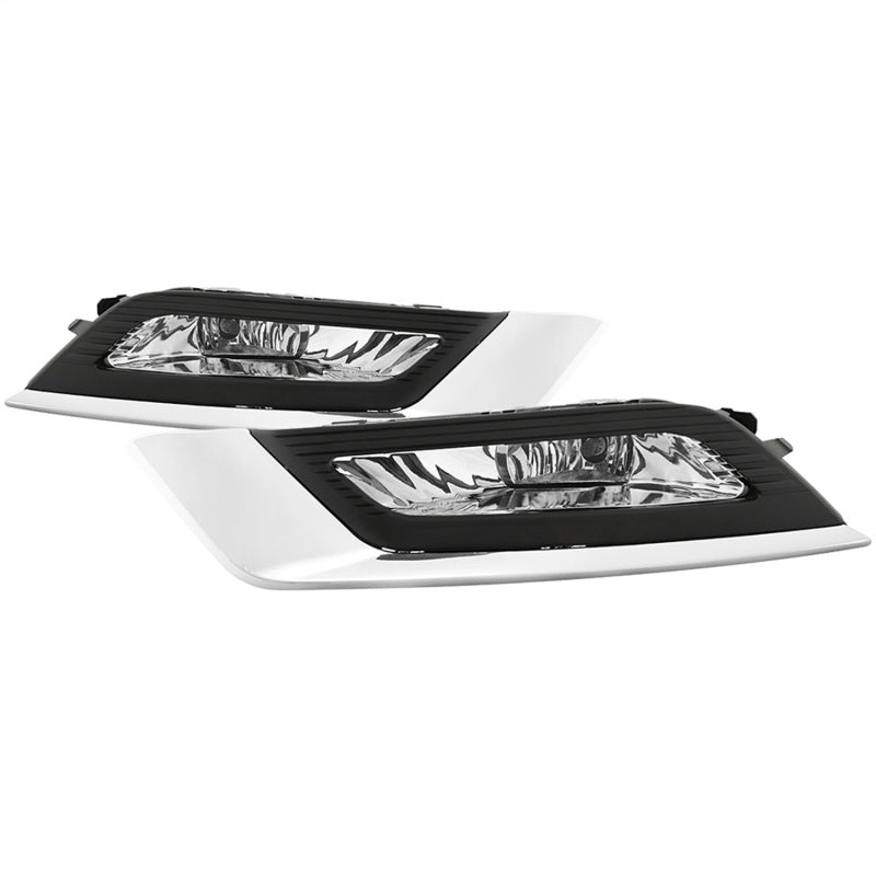 Spyder 17-18 Ford Fusion OEM Fog Lights w/ Switch & Cover - Clear (FL-FFUS17-C) 5085405