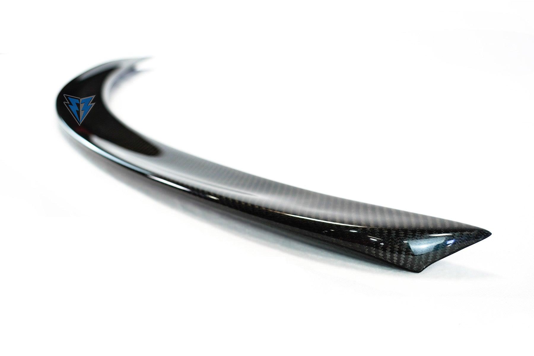 2012-2026 Tesla Model S TK Style Carbon Fiber Trunk Spoiler | FYBR Aerodynamics