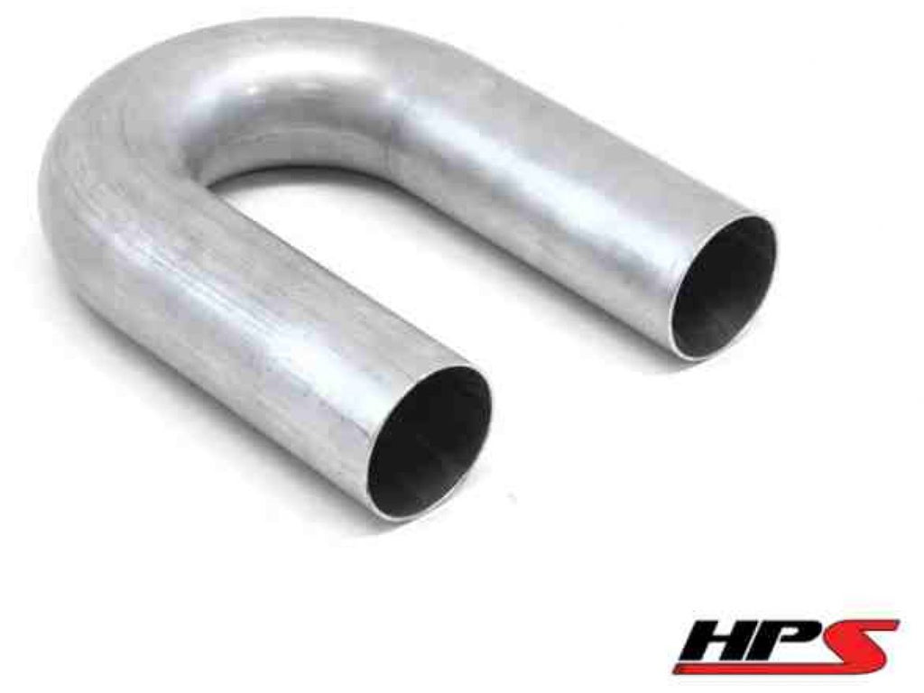 HPS Performance Products HPS 2" OD 180 Degree U Bend 6061 Aluminum Elbow Pipe Tubing 16 Gauge w/ 3" CLR (view 2)