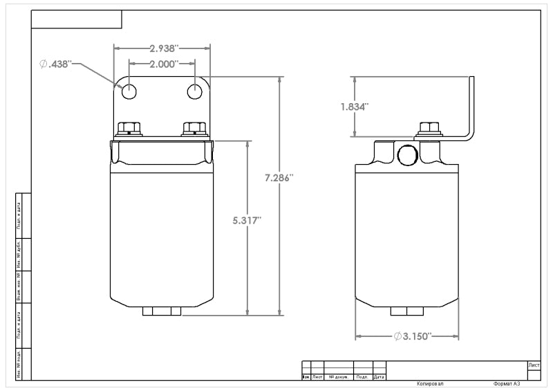 Aeromotive 10 Micron Element for Canister Filters (view 18)