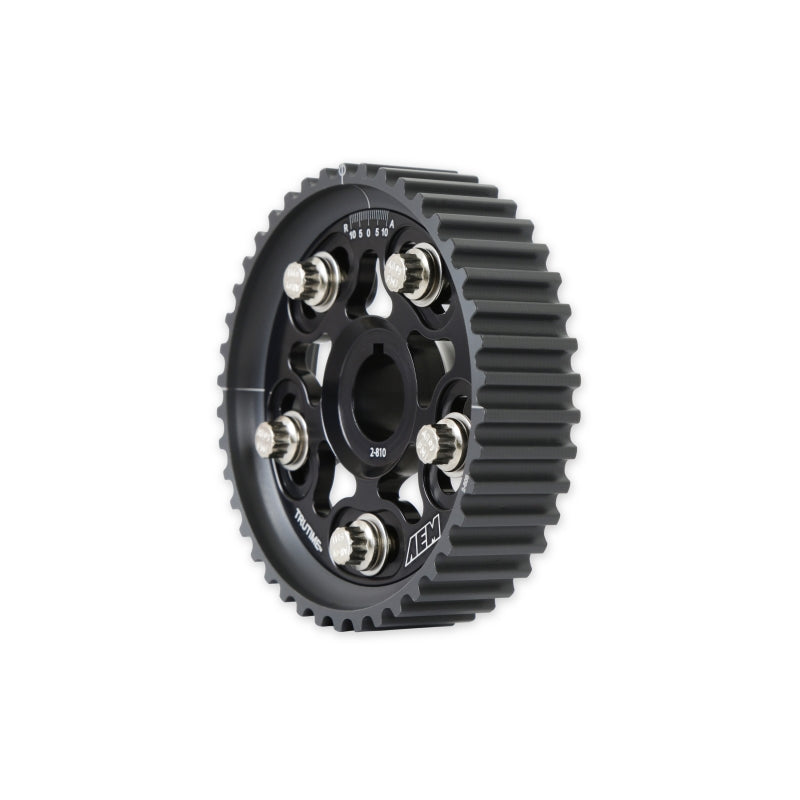 AEM Electronics Tru-Time Cam Gear Black 5-Bolt Honda B Series (view 7)