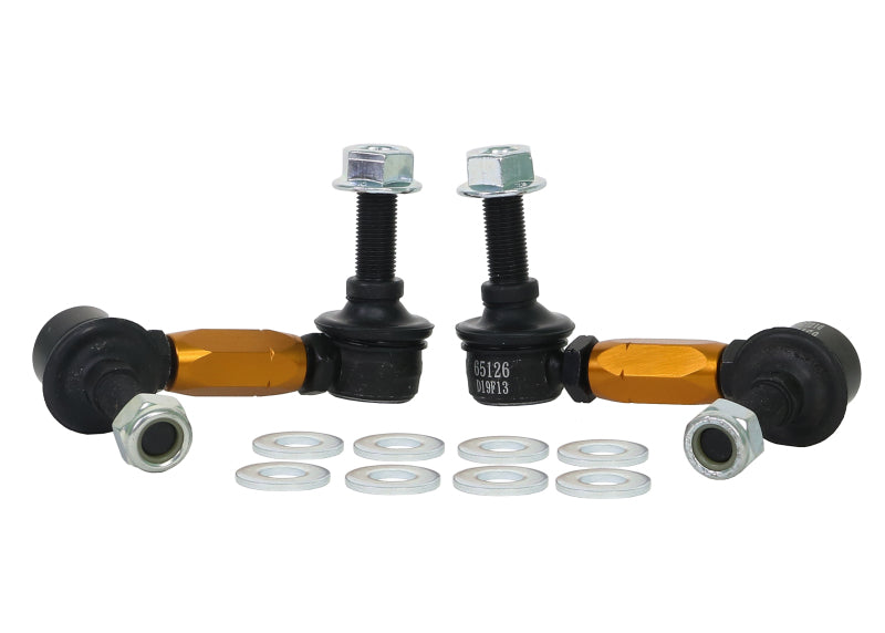 Whiteline Sway Bar Link Kit Heavy Duty Adj Steel Ball Infiniti G35 2003-2008 (view 2)