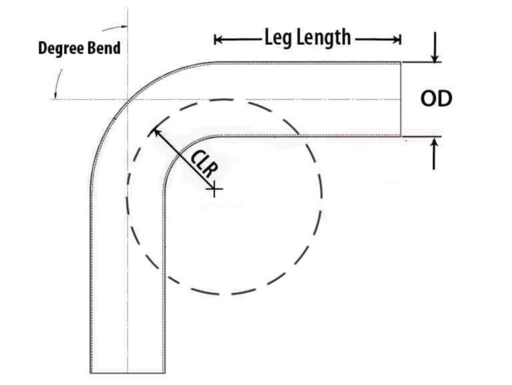 HPS Performance Products HPS 2" OD 120 Degree Bend 6061 Aluminum Elbow Pipe Tubing 16 Gauge w/ 3 1/8" CLR (view 2)