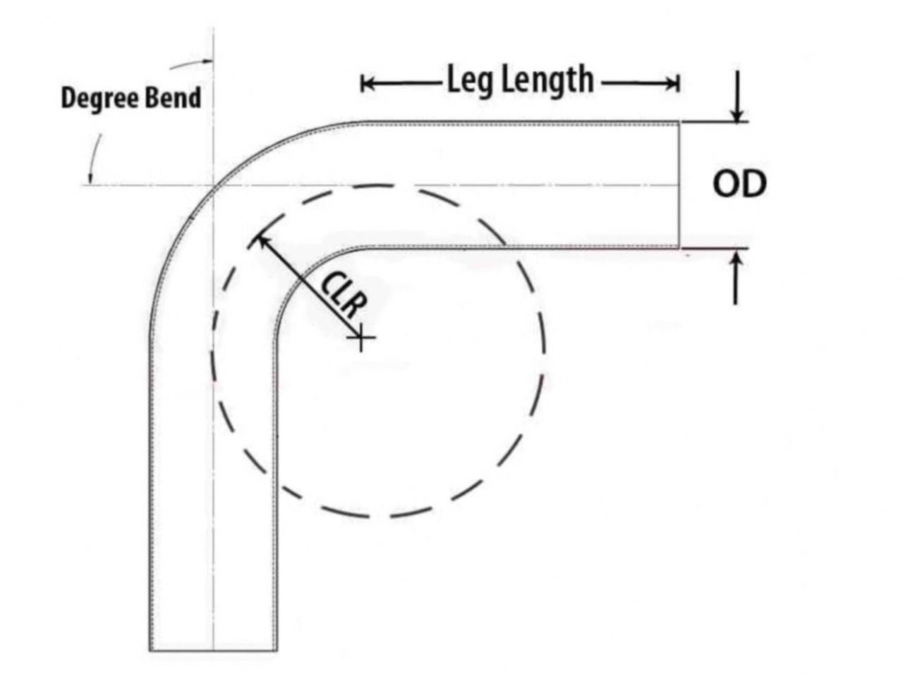 HPS Performance Products HPS 2" OD 15 Degree Bend 6061 Aluminum Elbow Pipe Tubing 16 Gauge w/ 3 1/8" CLR (view 2)