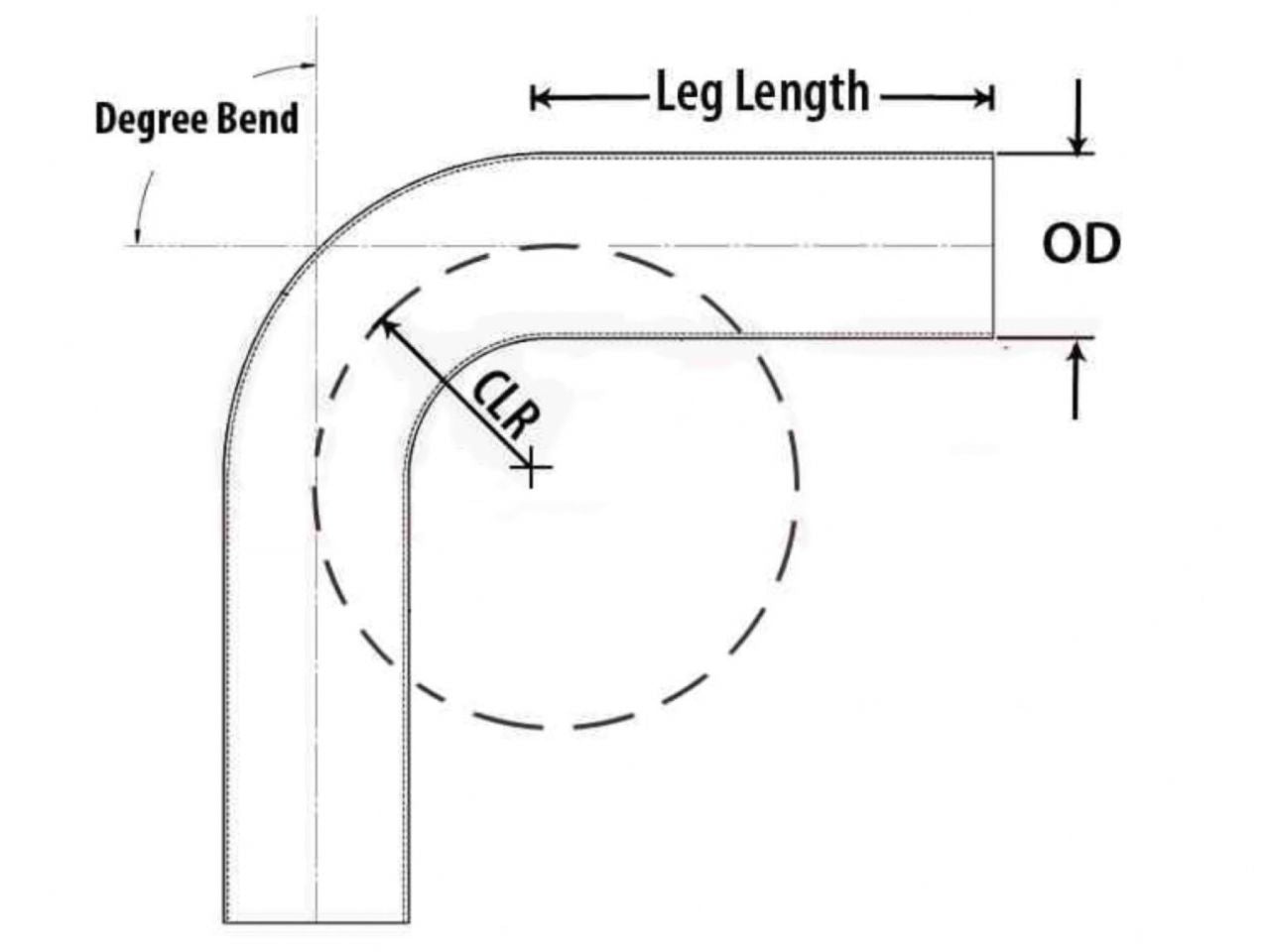 HPS Performance Products HPS 3" OD 15 Degree Bend 6061 Aluminum Elbow Pipe Tubing 16 Gauge w/ 4-3/4" CLR (view 2)