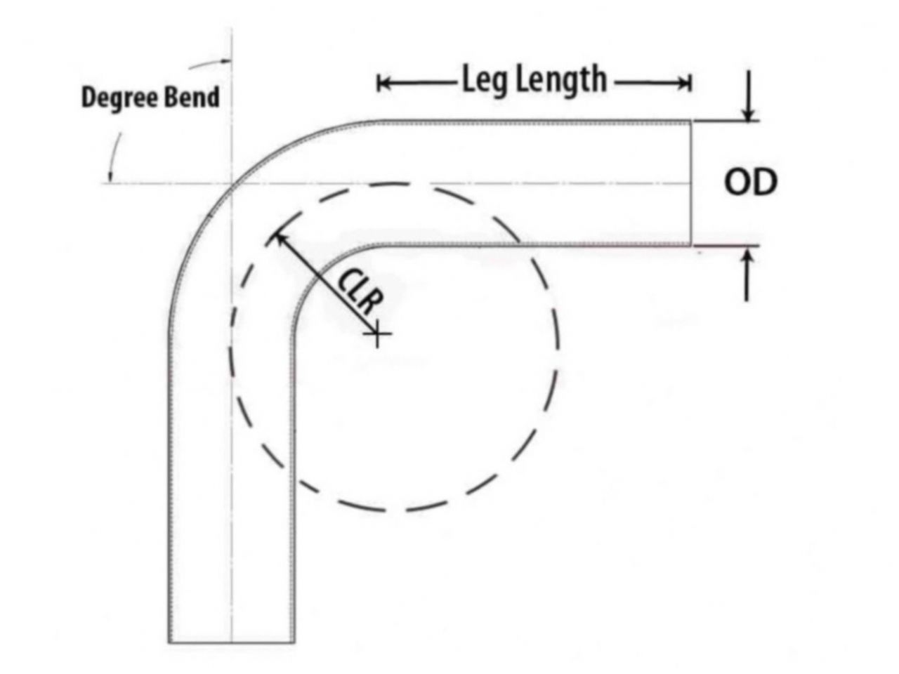 HPS Performance Products HPS 2" OD 35 Degree Bend 6061 Aluminum Elbow Pipe Tubing 16 Gauge w/ 3 1/8" CLR (view 2)