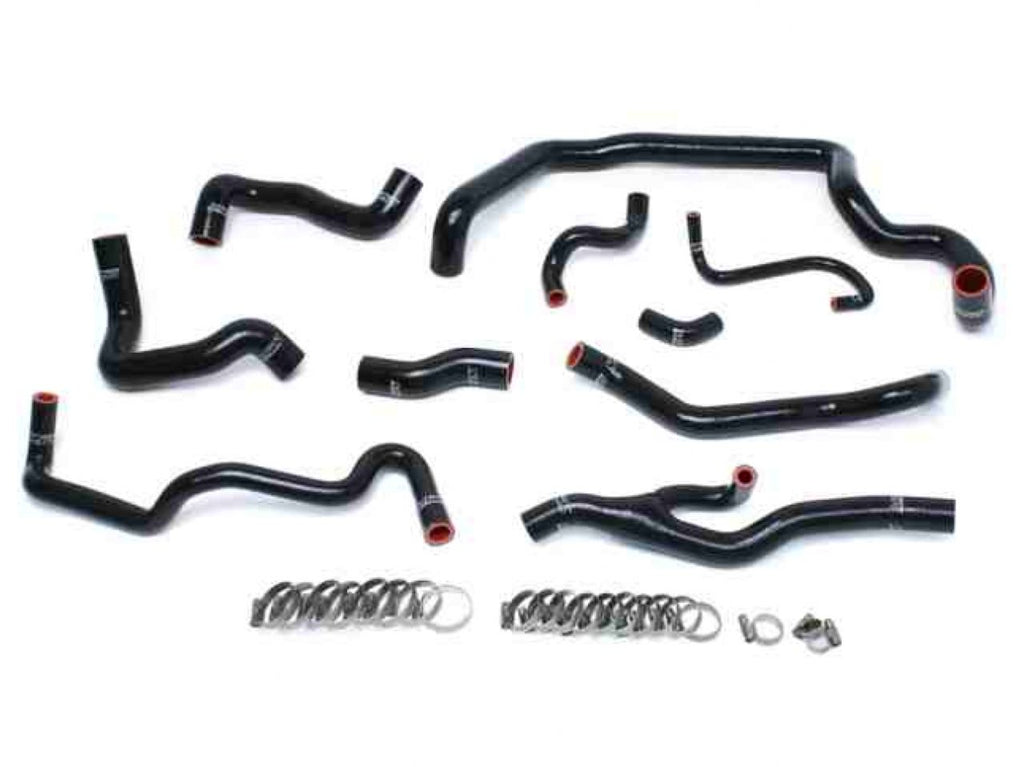 HPS Black Reinforced Silicone Radiator and Heater Hose Kit Coolant Mini 07-11 Cooper S R56 1.6L Turbo Automatic Trans (view 1)