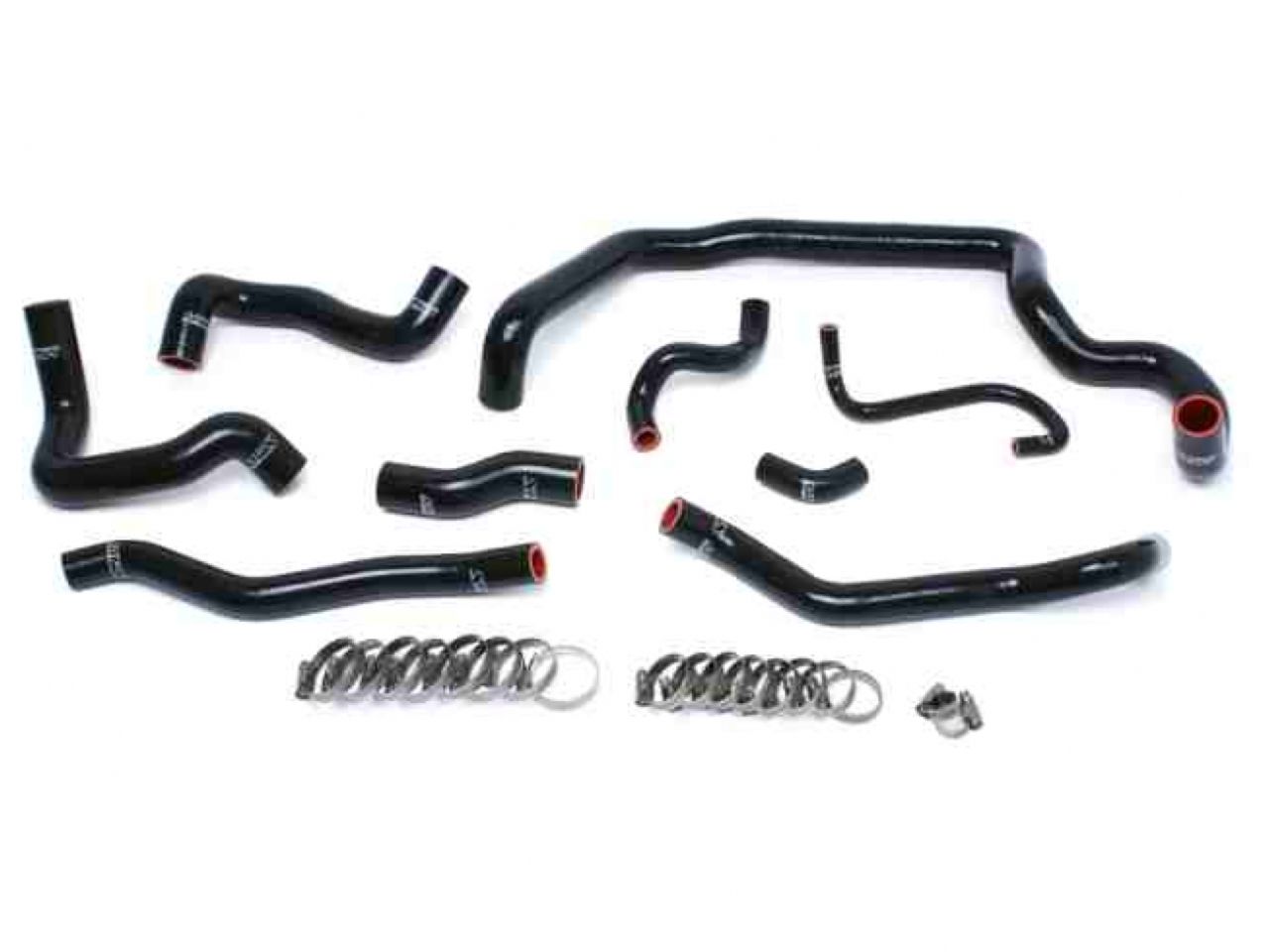 HPS Black Reinforced Silicone Radiator and Heater Hose Kit Coolant Mini 07-11 Cooper S R56 1.6L Turbo Manual Trans (view 1)