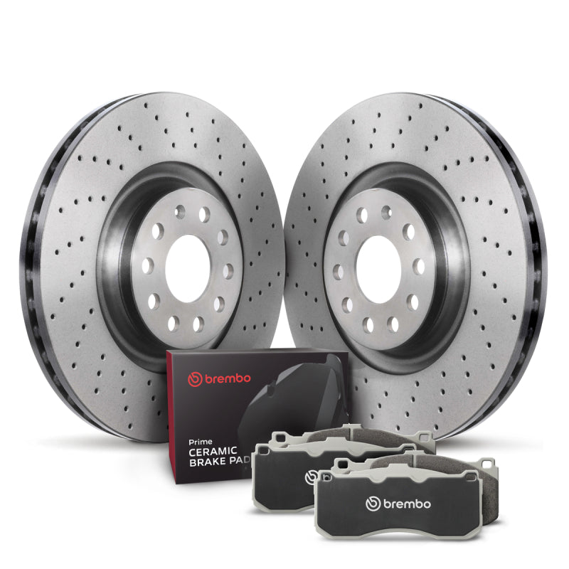 Brembo OE 05-08 Jaguar X-Type Rear Disc Brake Kit KTX0095