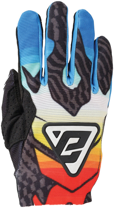 Answer 24 Aerlite Drip Gloves Black/White/Rainbow - XS 442728