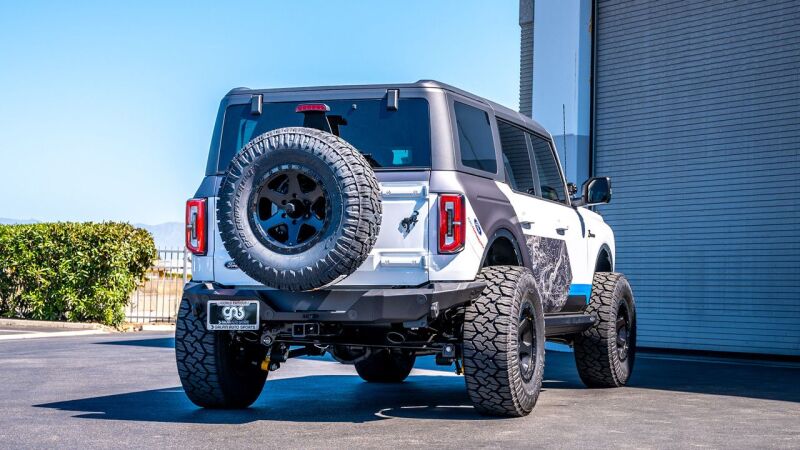 Borla 21-22 Ford Bronco 2.3L 4WD ATAK Axle Back Exhaust w/ Black Coated Tips 11975CB
