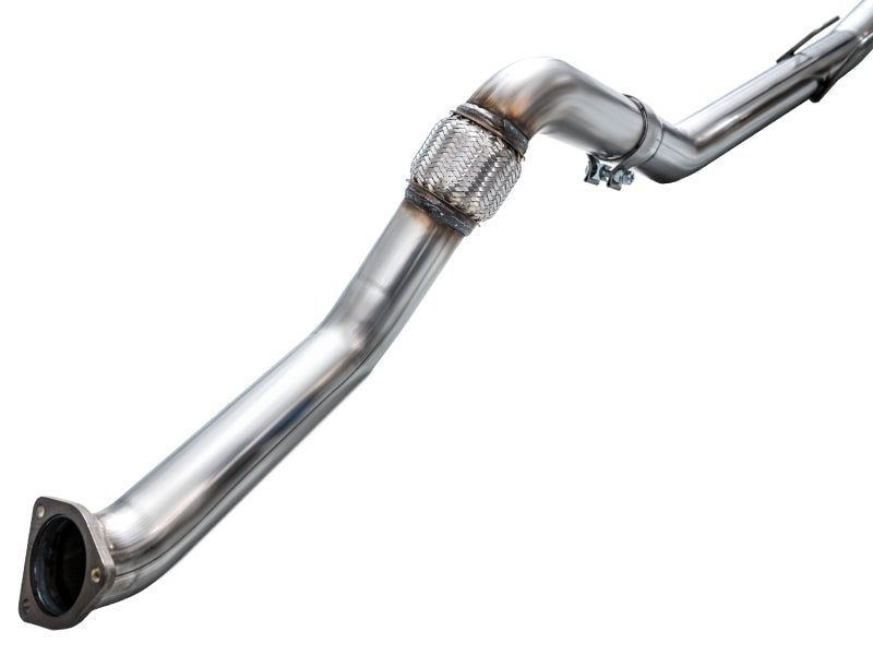 AWE Tuning 2024 Acura Integra Type S DE5 FWD Touring Edition Exhaust w/ Triple Chrome Silver Tips 3015-52335
