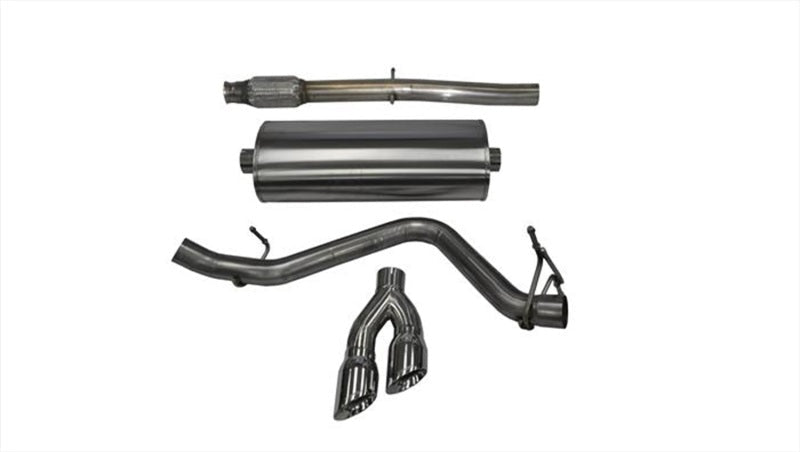 Corsa Performance 14-17 Chevy Silverado 1500 5.3L V8 CC / SB 3in Single Side Exit (view 1)
