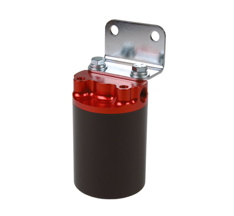 Aeromotive 100 Micron, Red/Black Canister Fuel Filter (view 2)