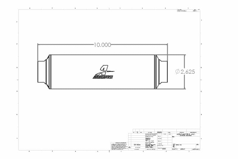 Aeromotive Filter Element 10 micron Cellulose - Fits 12361 12661