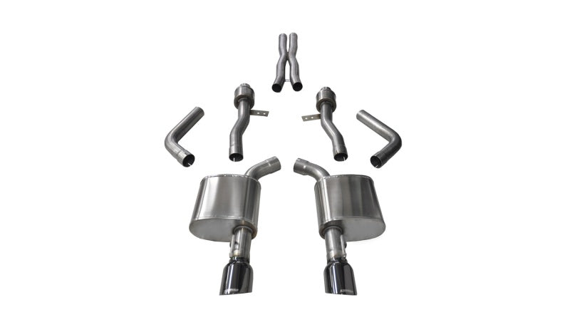 Corsa Performance Cat-Back Exhaust for 15-6 Dodge Charger SRT / Scat Pack / R/T 6.4L (view 1)