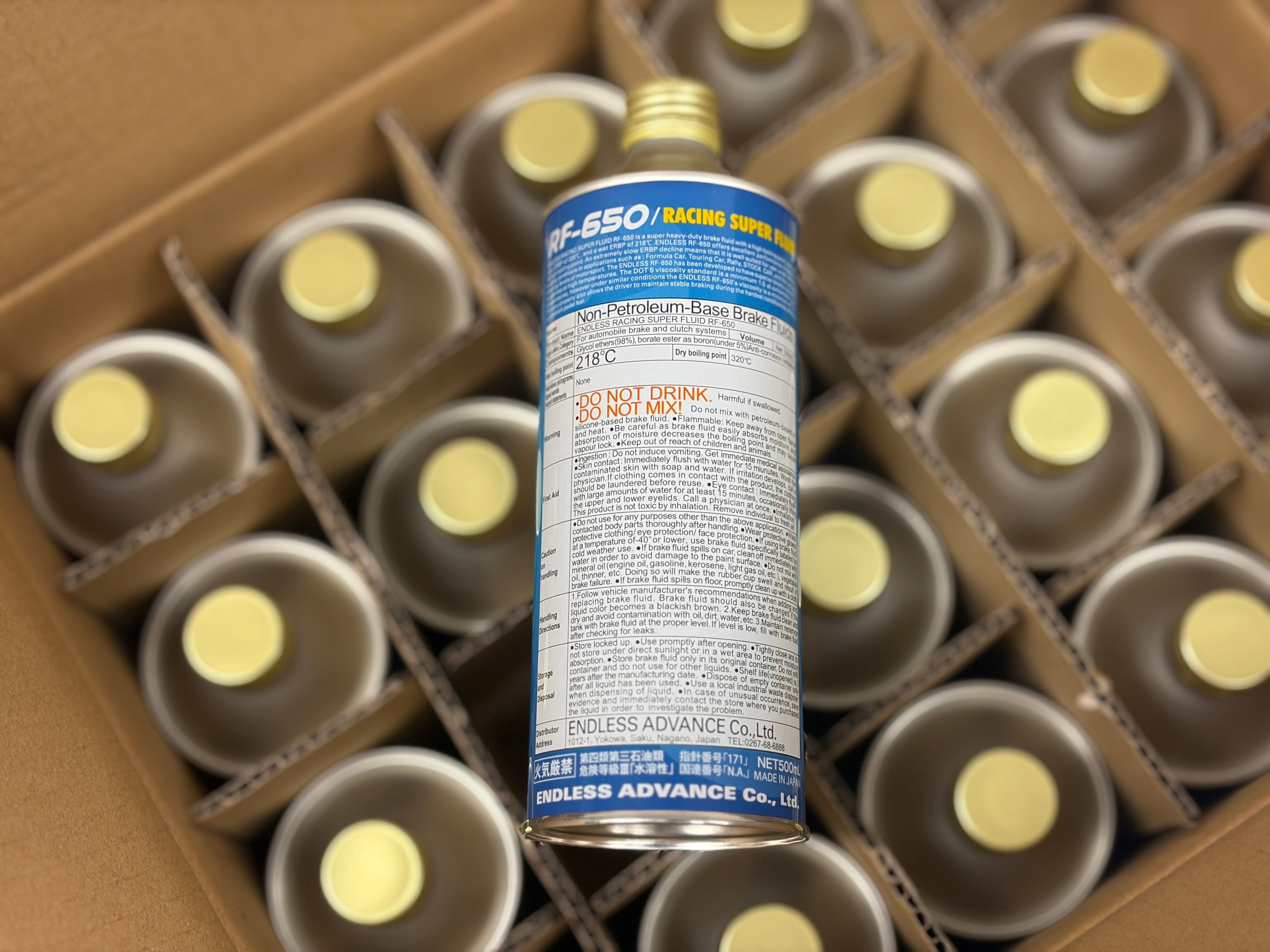Endless RF‑650 Racing Brake Fluid 500 mL - 613°F Dry Boiling Point, Motorsport Grade RF650 (view 19)