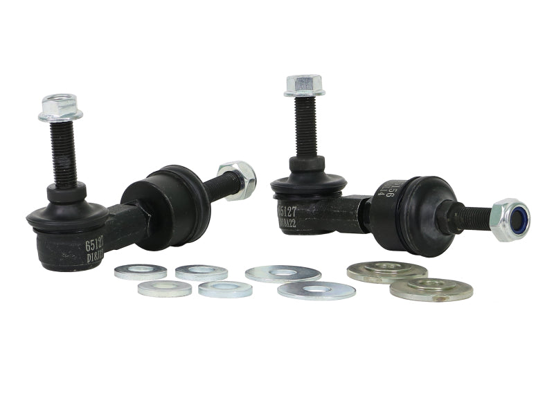 Whiteline Sway Bar Link Kit Heavy Duty Adj Steel Ball Nissan 240SX 1989-1998 (view 2)