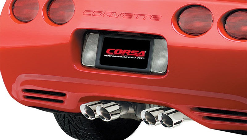 Corsa Performance 97-04 Chevrolet Corvette C5 Z06 5.7L V8 Polished Xtreme Axle-Back (view 3)