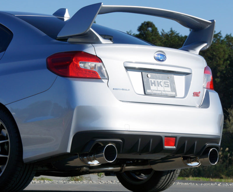 HKS Super Turbo Muffler WRX STI (view 1)