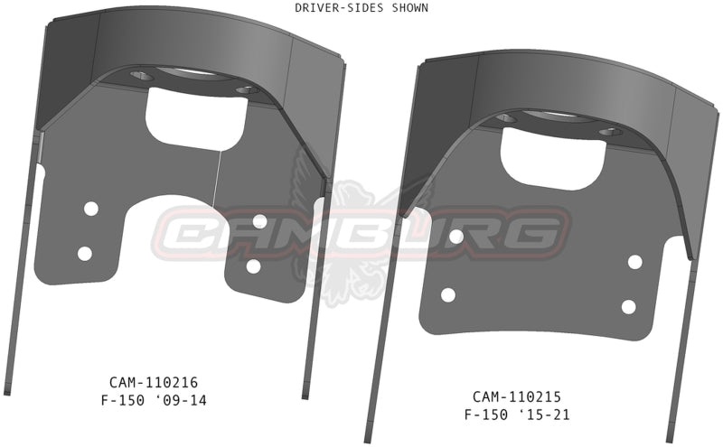 Camburg 15-21 Ford F-150 4wd Raptor Conversion Coil Bucket Kit CAM-110215