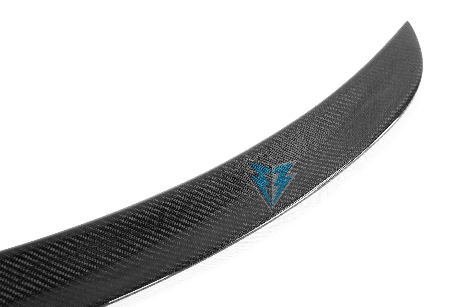 2012-2026 Tesla Model S TK Style Carbon Fiber Trunk Spoiler | FYBR Aerodynamics