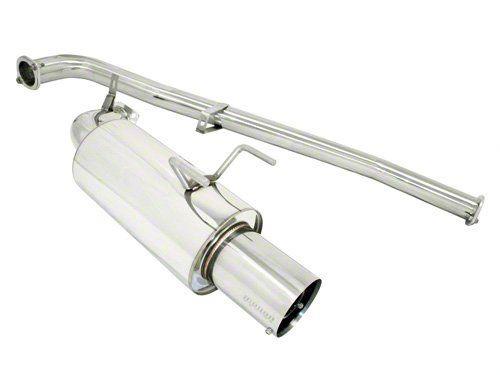 Megan Racing Cat-Back Turbo Exhaust System for Nissan 240SX 1995-1998, 3-Inch Pipe with Short Tip (view 1)