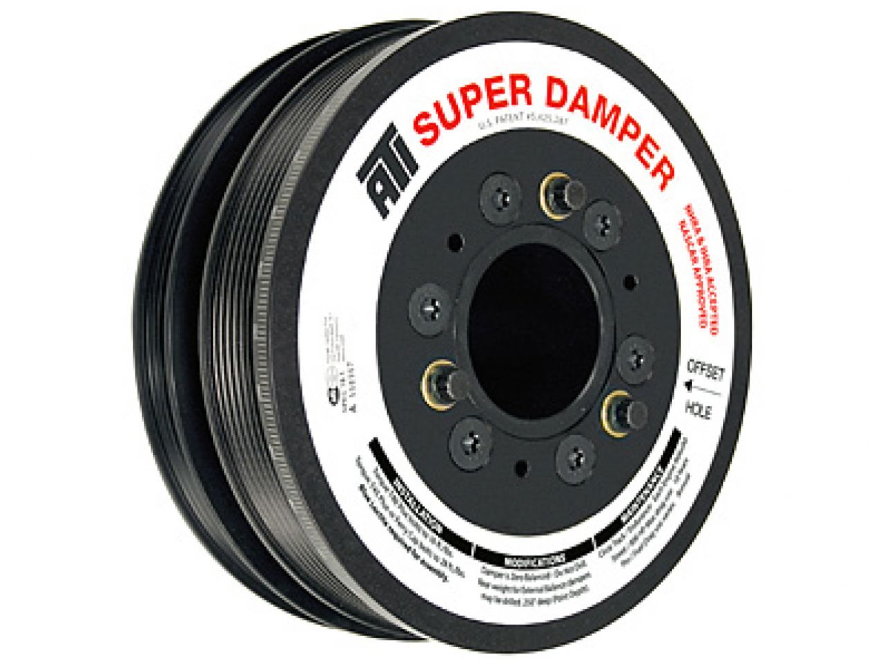 ATI Performance Products Damper - 6.75 - Al - 8 Serpentine GR