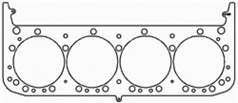 Cometic Gasket Cometic Chevy Gen1 Small Block V8 .044in MLX Cyl Head Gasket-4.220in Bore-All Pro Heads-Round Bore C5551-044