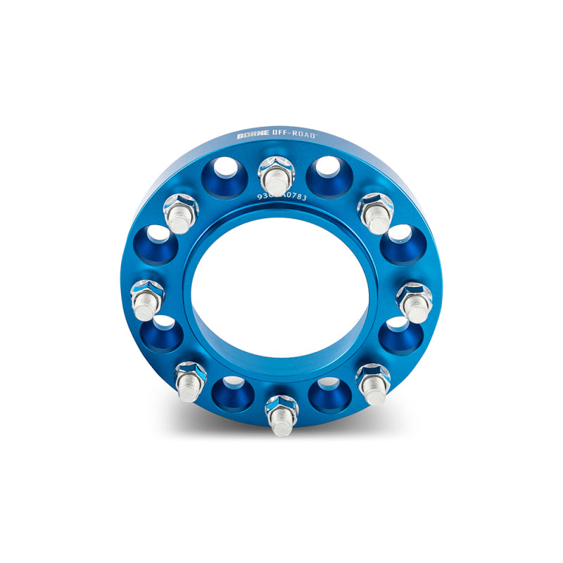 Borne Off-Road Wheel Spacers 8X165.1 121.3 45 M14 Blu BNWS-006-450BL