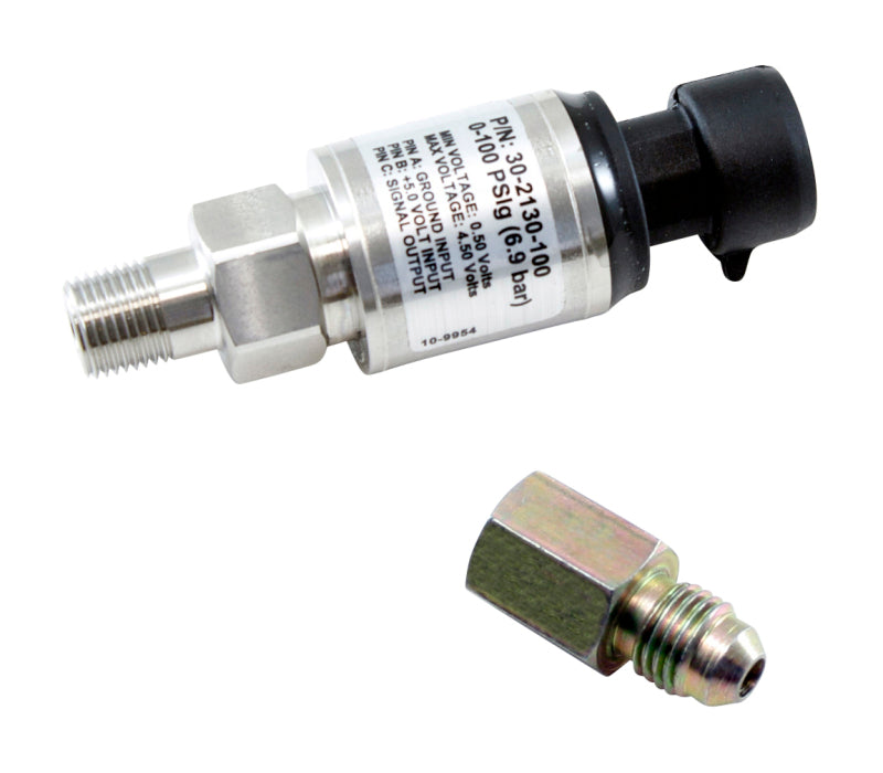 AEM Electronics 100 PSIg Stainless Sensor Kit (view 1)