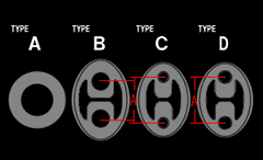 APEXi A'PEXi - Muffler Hangers (view 1)