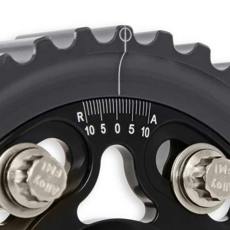 AEM Electronics Tru-Time Cam Gear Black 5-Bolt Honda D16Y7 & D16Y8 (view 4)