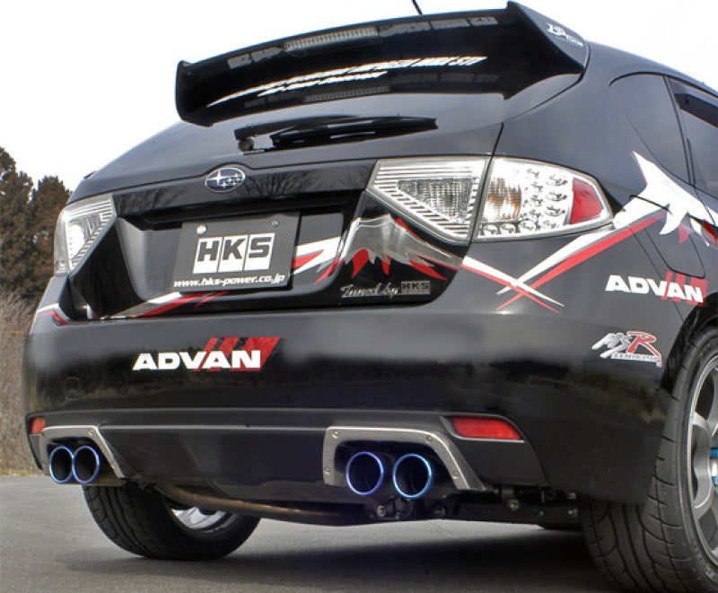 HKS Legamax Premium Exhaust Rear Section - Subaru Impreza WRX STI 08 - 14 (view 1)