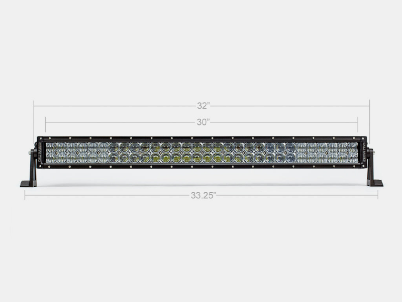 Cali Raised LED Cali Raised 32In Dual Row 5D Optic Osram Led Bar - Combo CR2308