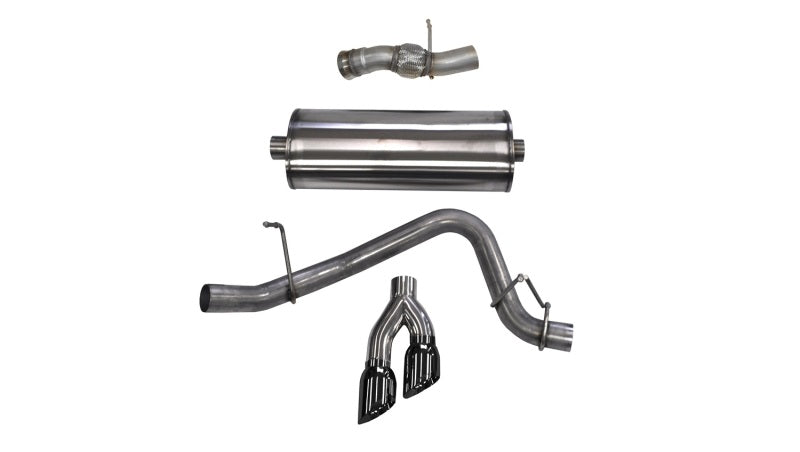 Corsa Performance 15-16 GMC Yukon Denali 6.2L V8 Single Side Exit Cat-Back Exhaust (view 1)