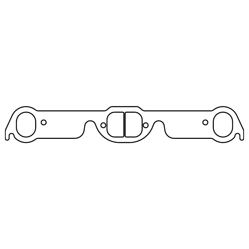 Cometic Gasket Cometic Pontiac 326-455 CI V8 .043in Copper Exhaust Manifold Gasket Set - 2.000in x 1.550in D-Ports C15342C