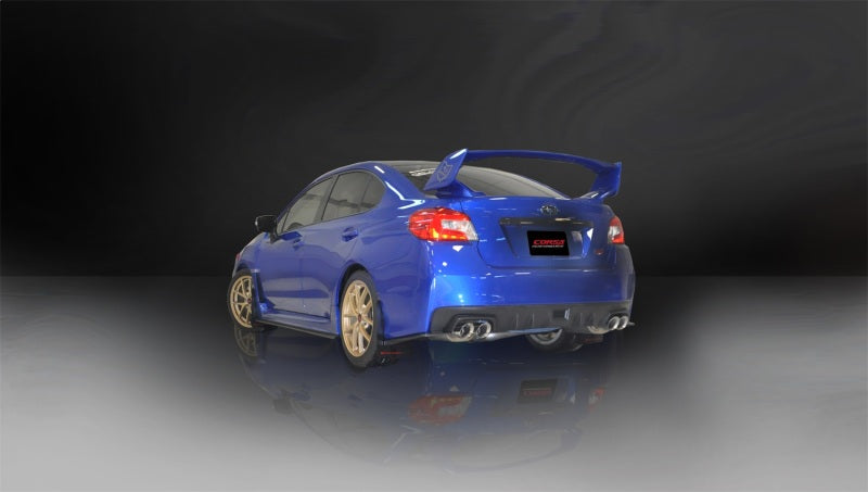 Corsa Performance Catback Exhaust System W/ Polished Tips Subaru WRX STI 2015+ (view 3)