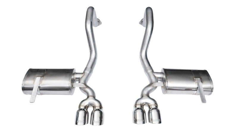 Corsa Performance 97-04 Chevrolet Corvette C5 Z06 5.7L V8 Polished Xtreme Axle-Back (view 1)